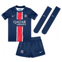 Paris Saint-Germain Bradley Barcola #29 Hemmatröja Barn 2024-25 Kortärmad (+ Korta byxor)